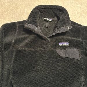 Patagonia black fleece sweater, S, gently used